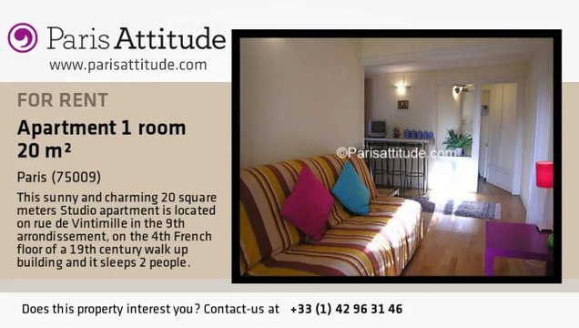 Studio Apartment for rent - Place de Clichy, Paris - Ref. 1922