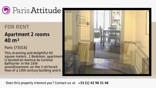 1 Bedroom Apartment for rent - Auteuil, Paris - Ref. 8615