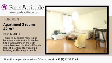 1 Bedroom Apartment for rent - Parmentier, Paris - Ref. 1672