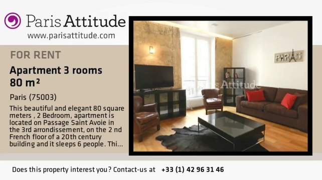 2 Bedroom Apartment for rent - Centre George Pompidou, Paris - Ref. 8324