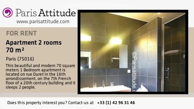 1 Bedroom Apartment for rent - Porte Maillot/Palais des Congrès, Paris - Ref. 2596