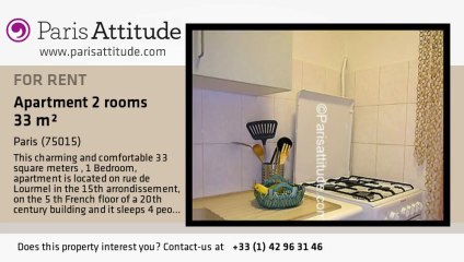 1 Bedroom Apartment for rent - Parc André Citroën, Paris - Ref. 6106