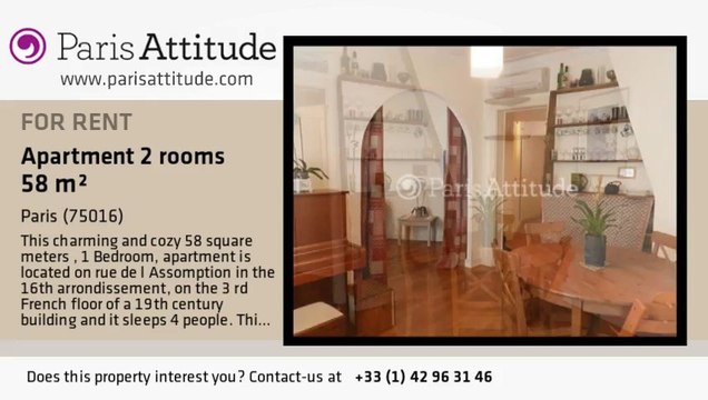 1 Bedroom Apartment for rent - Maison de la Radio, Paris - Ref. 4952