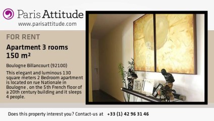 2 Bedroom Penthouse for rent - Boulogne Billancourt, Boulogne Billancourt - Ref. 4850