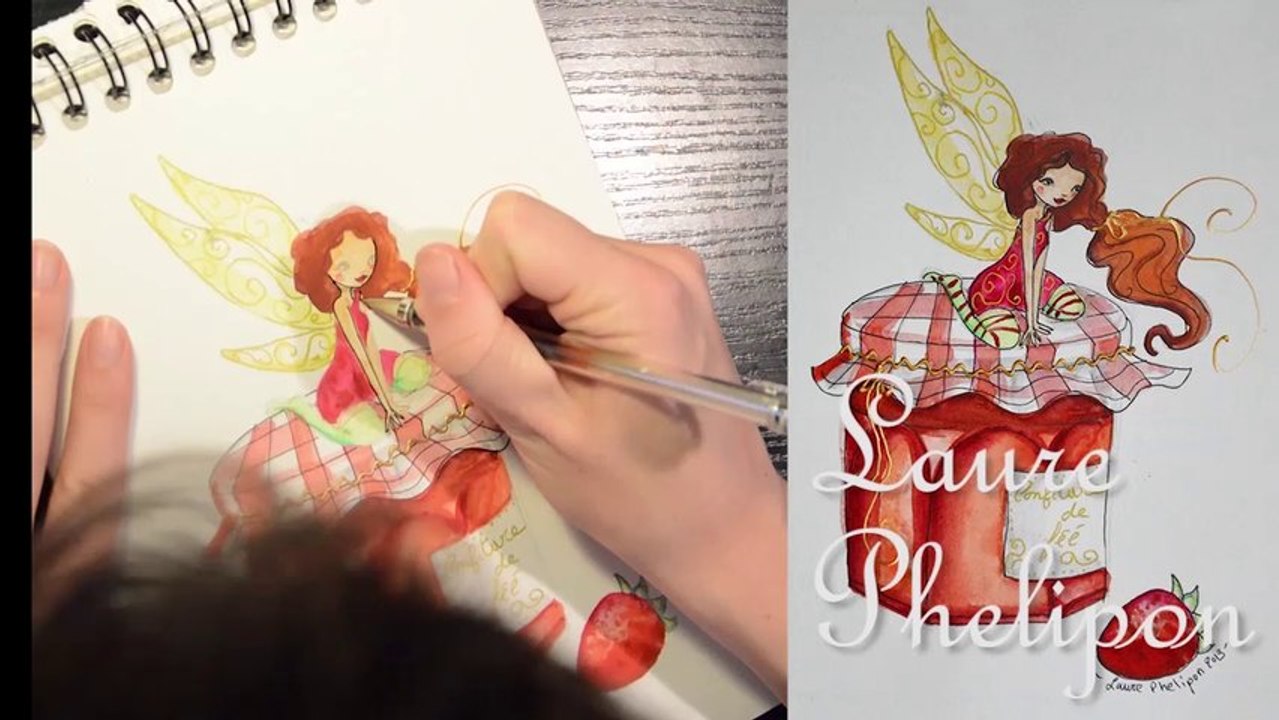 La fée confiture (Aquarelle)