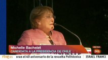 Michelle Bachelet gana con más del 46% de los votos pero no consigue evitar la segunda vuelta