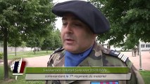 Le 7e régiment du matériel reçoit la croix de la valeur mili