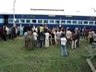 Panne de train en Inde