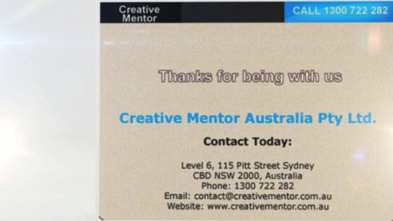 Creative Mentor - Adobe Indesign training overview