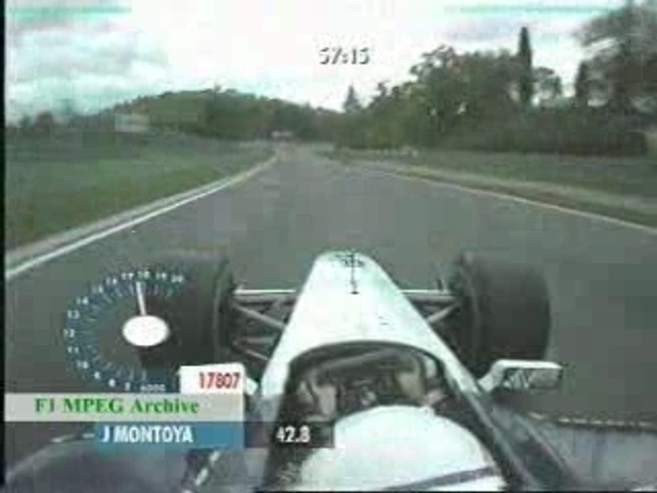 montoya onboard imola 2003