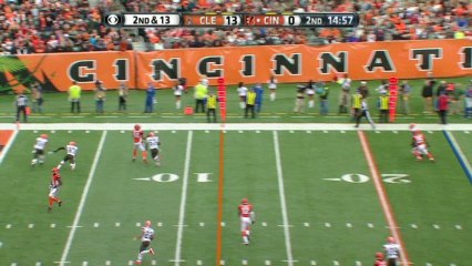 QB Dalton to TE Gresham, 25-yd, pass, TD
