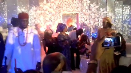 Banky W's Performance at Peter Okoye's wedding