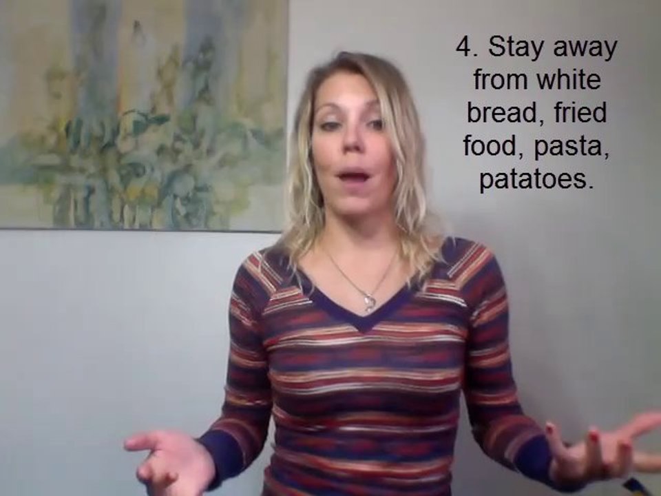 how to lose 70 pounds tip 4 stau away from bread, potatoes