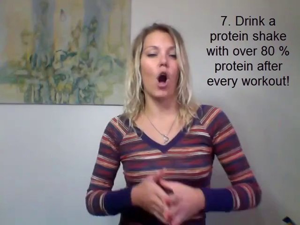 how to lose 70 pounds tip 7 drink a protein shake after each workout