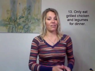 how to lose 70 pounds tip 13 eat grilled chicken and veggies for dinner