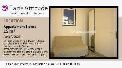 Appartement Studio à louer - Arc de Triomphe, Paris - Ref. 6656