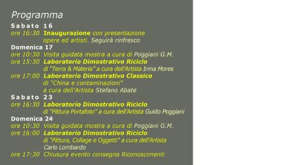 Arte & Arte * RIGENERaRT 3 * LABORATORIO 2