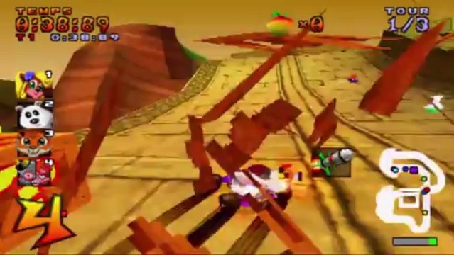Crash Team Racing - Aventure - Ruines Perdues : Pyramide Papu