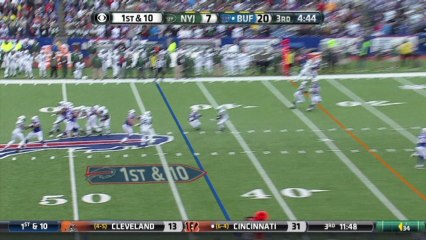 QB Manuel to WR Goodwin, 43-yd, pass, TD