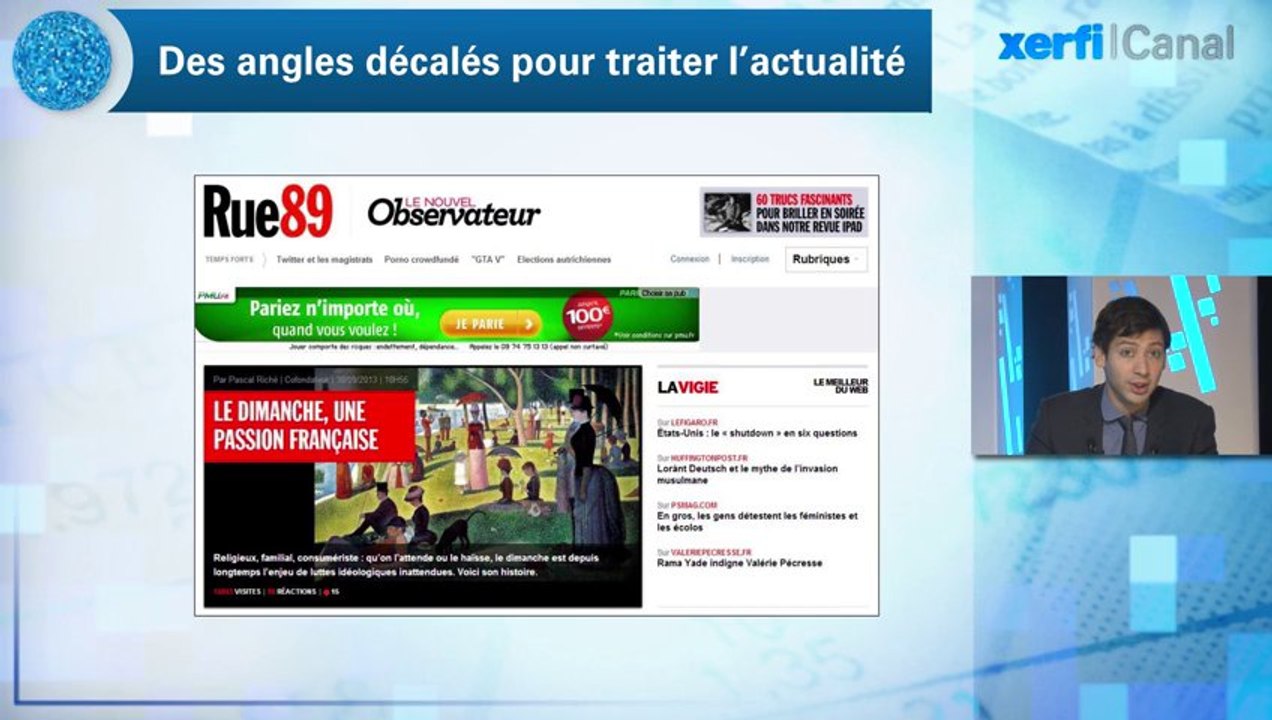 Thibault Lieurade, Xerfi Canal La stratégie d'info des pure players sur le web