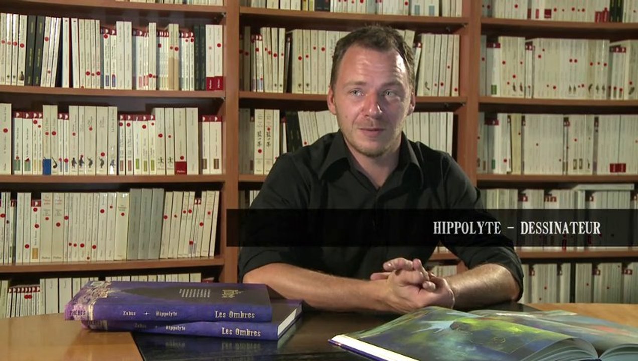 Les Ombres : la bande-dessinée présentée par  Hippolyte son dessinateur