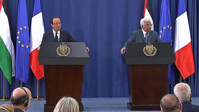 Point de presse avec M. Mahmoud Abbas, Président de l’Autorité palestinienne, à Ramallah
