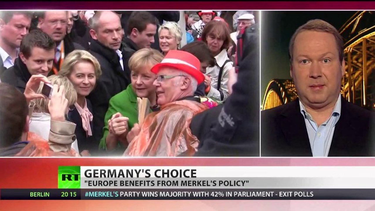 Merry Merkel: Conservatives lead in German vote with 'super result'