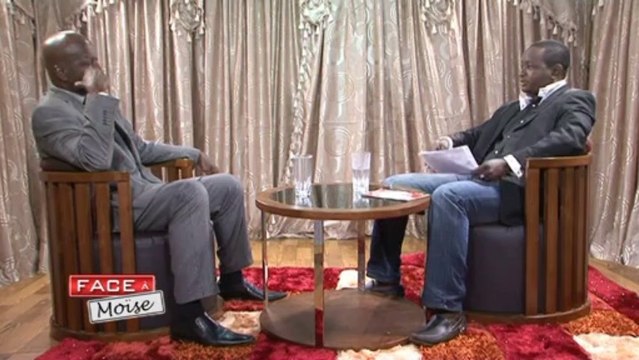 Fodé Mohamed Soumah dans l'émission Face à Moïse sur Espace TV le 25 octobre 2013 à Conakry