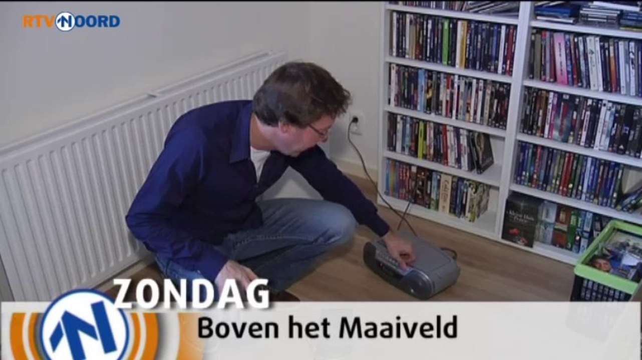 Bert Haandrikman draait zn favoriete plaatje (fragment Boven het Maaiveld komende zondag) - RTV Noord
