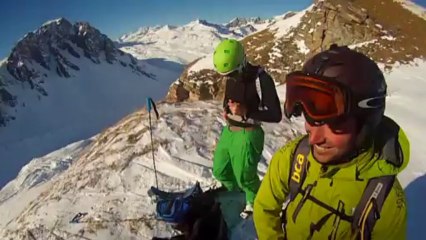 un jour dans le massif de la petit Balme à Tignes