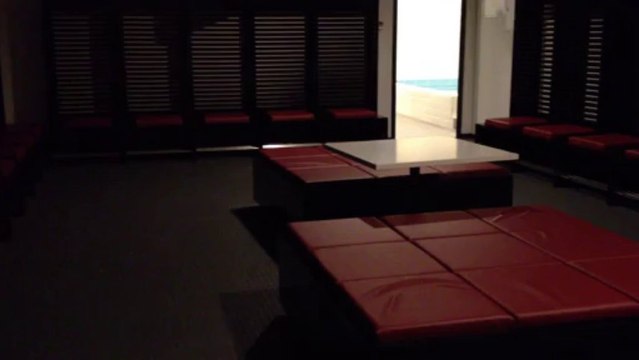 Τα αποδυτήρια της Ελλάδας στην Arena Nationala στο Βουκουρέστι