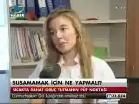 Sıcakta oruç tutmanın püf noktaları