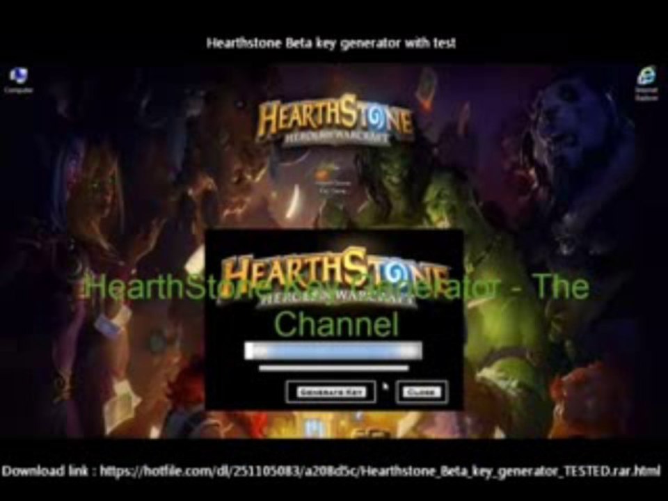 ▶ Hearthstone Beta key generator Keygen Crack * Link in Description + Torrent