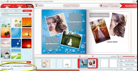 Kitap Hazırlama Paneli Kullanma Kılavuzu | www.sevgilikitabi.com