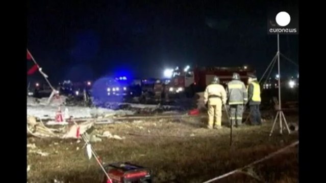 Rusia: encuentran las cajas negras del avión que se estrelló anoche en Kazán
