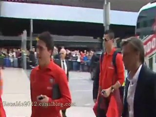 Cristiano Ronaldo Portugal arrived at Sweden