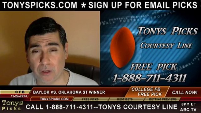 Oklahoma St Cowboys vs. Baylor Bears Pick Prediction College Football Betting Odds