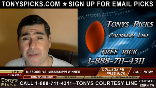 Mississippi Rebels vs. Missouri Tigers Pick Prediction College Football Betting Odds