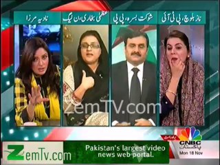 Apni Zibaan per Control Rakho Shabhaz , Nawaz Sharif ki Chamchi ... Shaukat Basra to Uzma Bukhari
