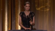 Angelina Jolie recieves honorary Oscar