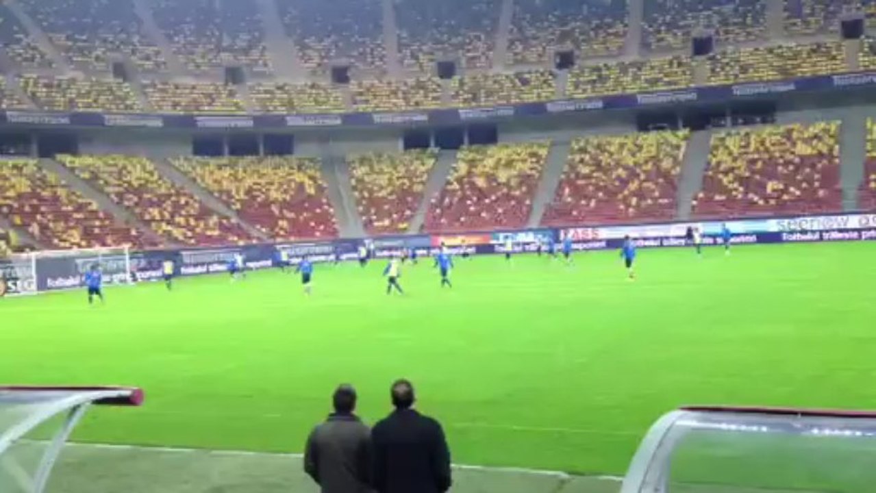 Προπόνηση Εθνικής στην "Arena Nationala": Γκολ...