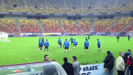 Προπόνηση Εθνικής στην "Arena Nationala": Κορόιδο