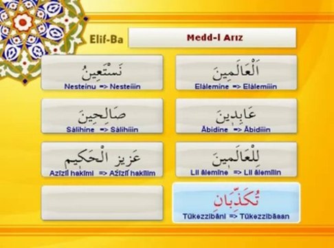 Tecvit dersi 19 - Medd-i Arız