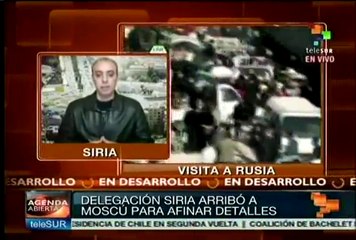 Delegación siria llega a Moscú para afinar detalles de Ginebra 2