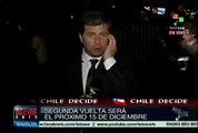 Miles festejan que Bachelet vaya a segunda vuelta en comicios chilenos