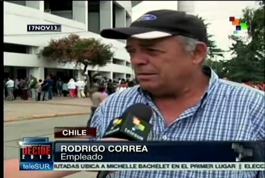 Elecciones chilenas se desarrollaron sin problemas importantes