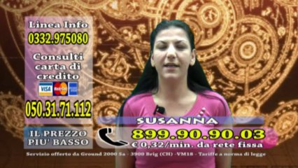 Susanna  cartomante 899.75.77.31 € 0,32/min.