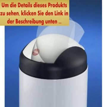 Angebote Hailo 0704-971 Stand-Kosmetikeimermit Schwingdeckel Sienna swing 4, stahlblau