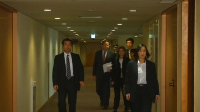 Caroline Kennedy meets Japanese diplomats as newly appointed U.S. ambassador