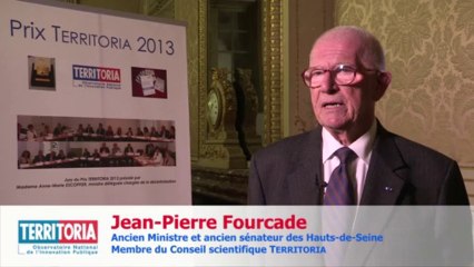 Prix TERRITORIA 2013 : Jean-Pierre Fourcade